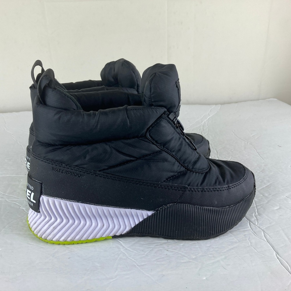 Sorel Out N About Puffy Zip Women 6 Waterproof Puffer Boots Sneaker Gorpcore - Picture 5 of 9